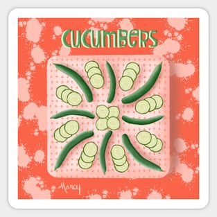 Cucumbers Sticker